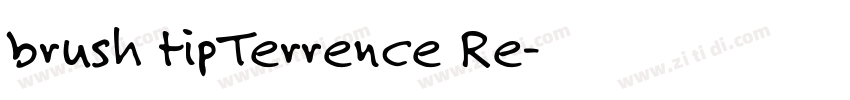 brush tipTerrence Re字体转换